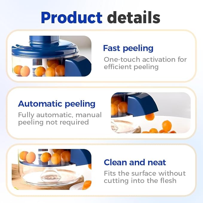 Automatic Small Fruit Peeler Machine