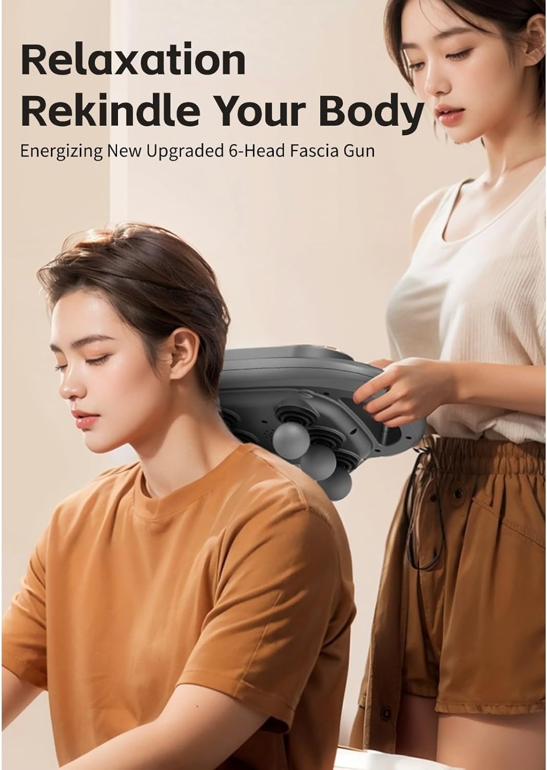 6 Heads Deep Tissue Body Massager