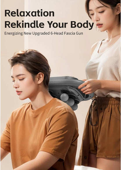 6 Heads Deep Tissue Body Massager