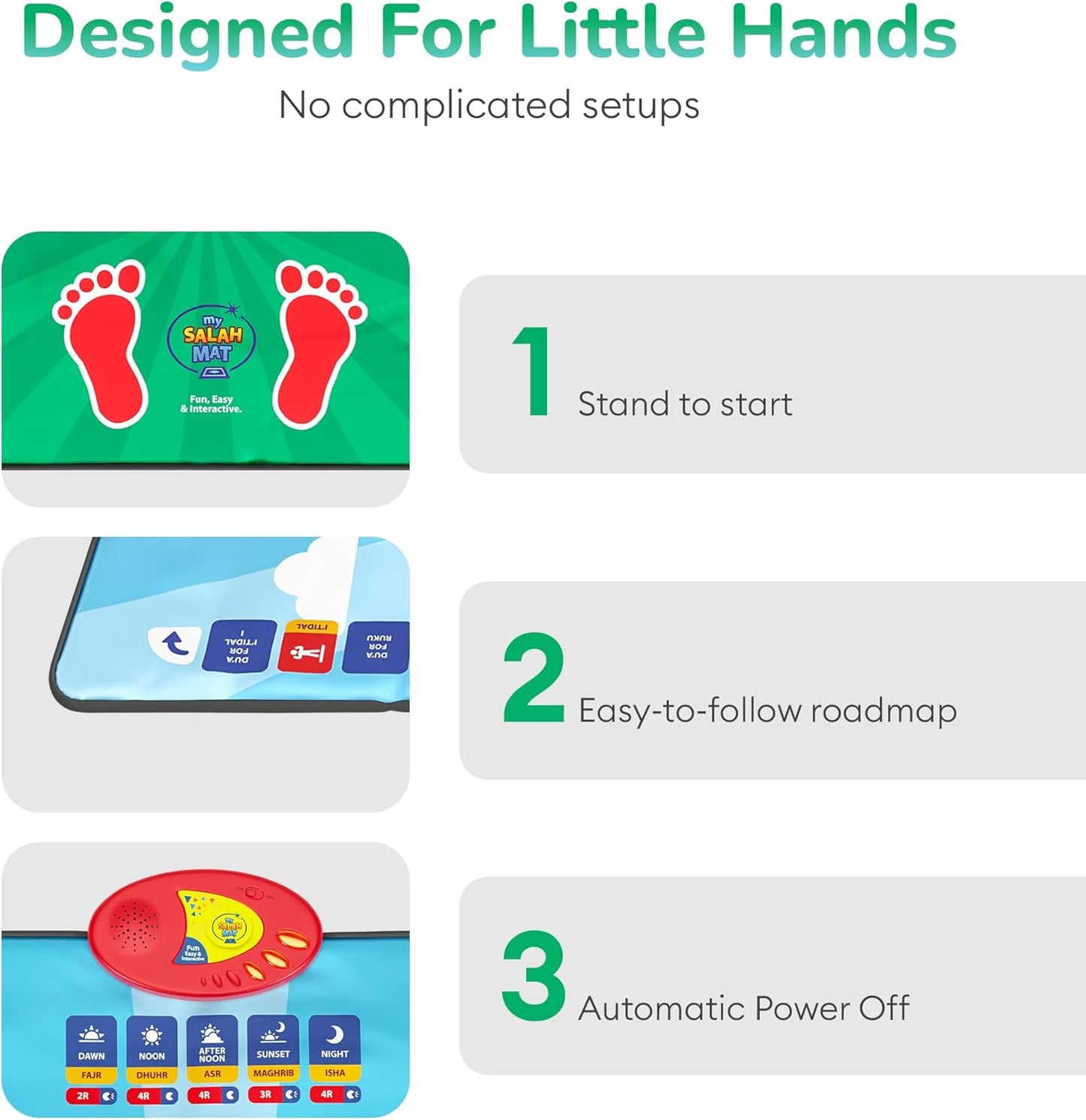 EDUCATIONAL LEARNING PRAYER MAT - 36 ACTIVITIES