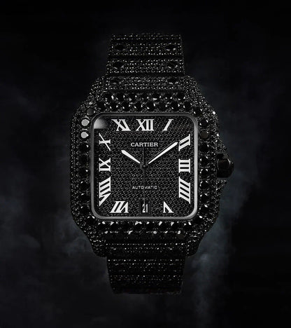 Diamond Quartz Wrist Watch || ساعة يد كوارتز الماسية