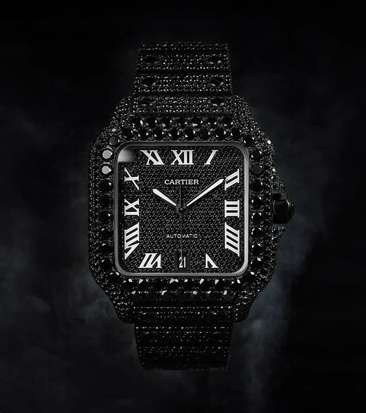 Diamond Quartz Wrist Watch || ساعة يد كوارتز الماسية