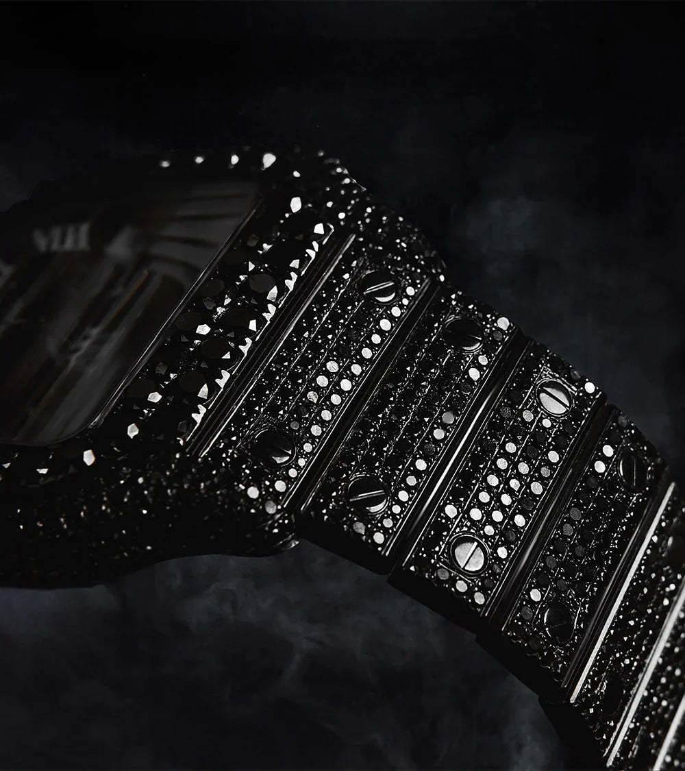 Diamond Quartz Wrist Watch || ساعة يد كوارتز الماسية